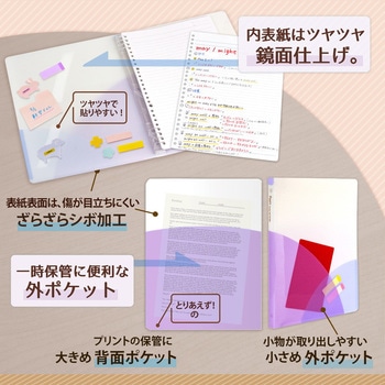 Pasty (パスティ) ルーズリーフバインダー スリム B5 プラス(文具)
