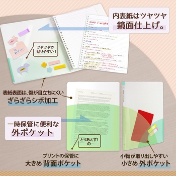 Pasty (パスティ) ルーズリーフバインダー スリム B5 プラス(文具)