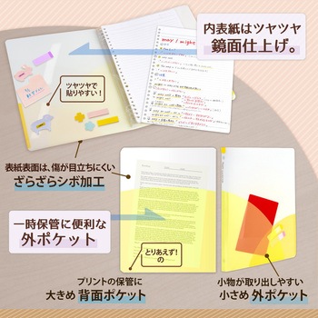 Pasty (パスティ) ルーズリーフバインダー スリム B5 プラス(文具)