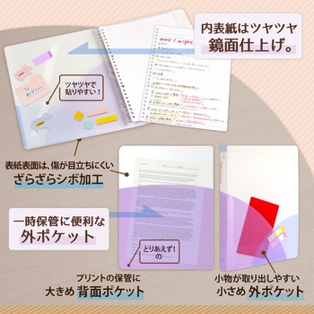 Pasty (パスティ) ルーズリーフバインダー ワイド B5 プラス(文具)