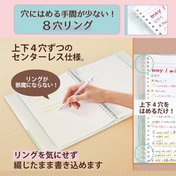 Pasty (パスティ) ルーズリーフバインダー ワイド B5 プラス(文具)