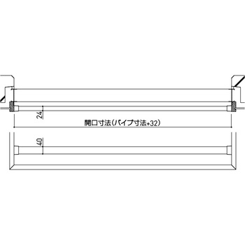 楕円型窓手摺・転落防止用窓枠手摺(内部用)