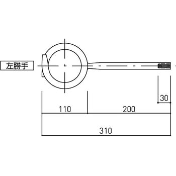 SK-3100S 旗立金物 1本 神栄ホームクリエイト(旧新協和) 【通販サイト