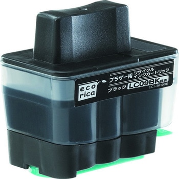 LC09BKリサイクルインクカートリッジ ブラック(顔料) エコリカ
