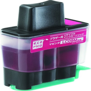 LC09Mリサイクルインクカートリッジ マゼンタ(染料) エコリカ