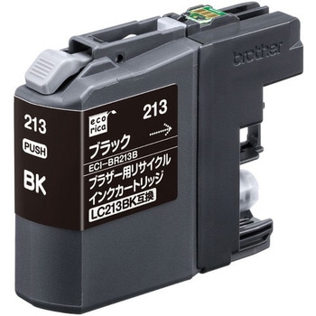 LC213BK リサイクルインクカートリッジ ブラック エコリカ