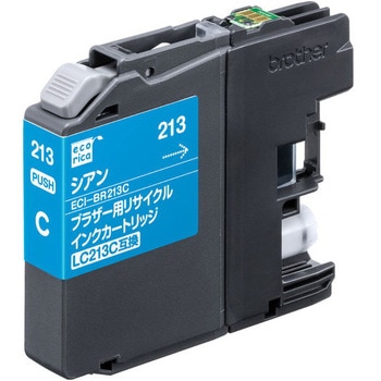 LC213C リサイクルインクカートリッジ シアン エコリカ