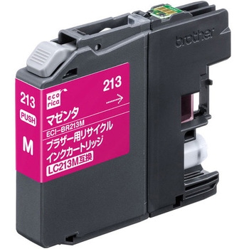 LC213M リサイクルインクカートリッジ マゼンタ エコリカ
