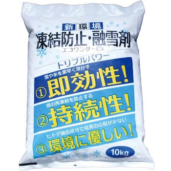 凍結防止・融雪剤エコワンダーEX 高森コーキ 解氷/融雪剤(路面用