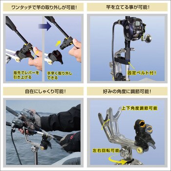 極みグリップ 船釣り用万力セット 拡張アタッチメント付 BMO JAPAN
