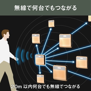 W-500 どこでもセンサーライトワイヤレス2個入 ライテックス(ムサシ