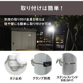 5W×2灯LEDセンサーライト ライテックス(ムサシ)