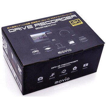 MDVR108WDR4K ドライブレコーダー(SDカード別売) 1台 movio 【通販