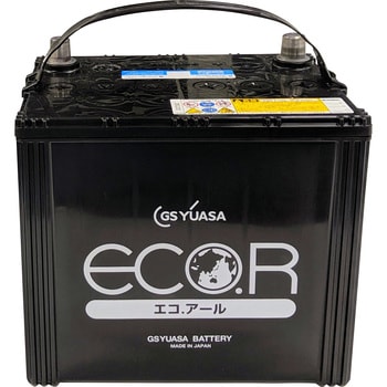 Ec 60d23r St 充電制御車用バッテリー Eco R エコアール スタンダード Gsユアサ 性能ランク 60 短側面サイズ D 23cm バッテリー容量 48ah Ec 60d23r St 通販モノタロウ