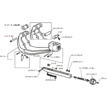 クイック チェンジ ピン F/151・152 RIDGID(日本エマソン)
