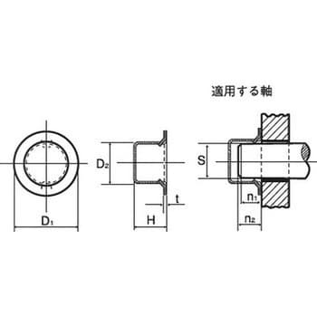 WS-8 キャップナット F形(鉄/ACP)(パック品) 1パック(13個) オチアイ