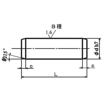 3×14 平行ピン B種(S45C/S45C-Q 焼入れ)(小箱) 1箱(1000個) 大阪魂