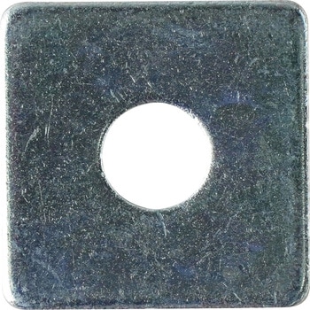 M12×40×3.2 角ワッシャー 大形(鉄/ユニクロ)(パック品) 1パック(6個