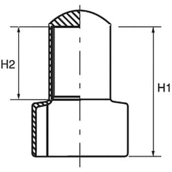 ナットカバー内ねじ 付(樹脂) 大阪魂 カバー/キャップ(樹脂) 【通販モノタロウ】