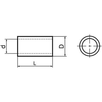 22×40 絶縁スリーブ(ボルト用)(PTFE) 1個 大阪魂 【通販サイトMonotaRO】