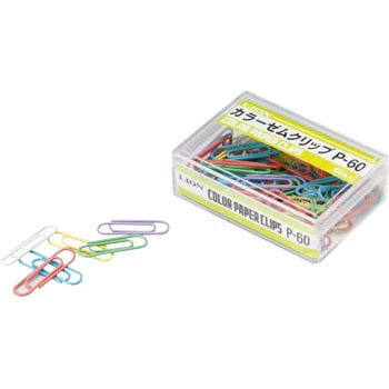 P-60 ゼムクリップ 1個(60本) LION (ライオン事務器) 【通販
