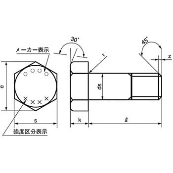 強度区分12.9 六角ボルト(鉄/黒色酸化皮膜)(小箱) 大阪魂 六角ボルト