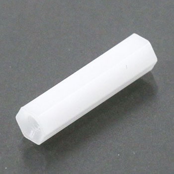 POM 六角両雌ねじスペーサー AS(ジュラコン(R))(パック品) - 廣杉計器
