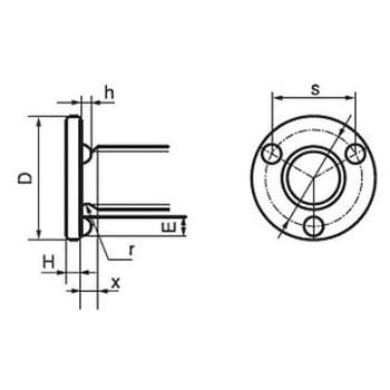 M8×12 ウエルドボルト(JIS規格品)(ステンレスXM-7)(パック品) 1パック