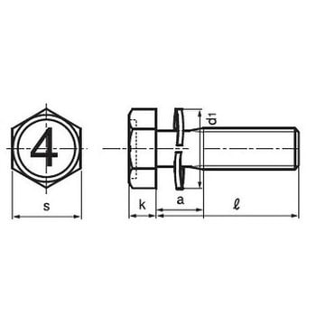 4マーク小形六角アプセットSP=2(SPAK組込)(鉄/3価ホワイト)(小箱) 大阪魂
