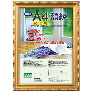 樹脂製賞状額 金ケシ ナカバヤシ