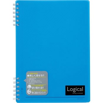 ロジカルWリングノートPP表紙 ナカバヤシ
