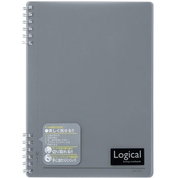 ロジカルWリングノートPP表紙 ナカバヤシ