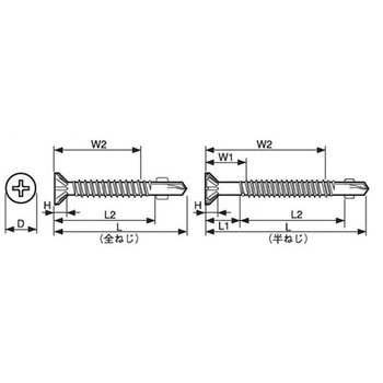 ボードテック フレキ(鉄/3価ユニクロ)(小箱) 日本パワーファスニング