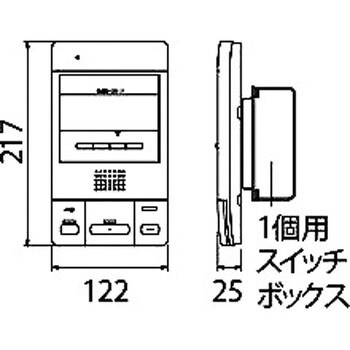 モニター無し親機 非常ボタン付き アイホン インターホン 通販モノタロウ Gbm 2a