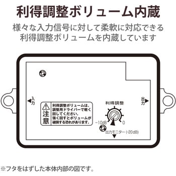 U37L1D UHF増幅器(37dB形) 1個 DXアンテナ 【通販モノタロウ】