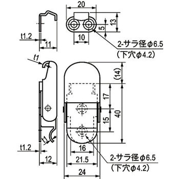 T型ファスナー4型 栃木屋