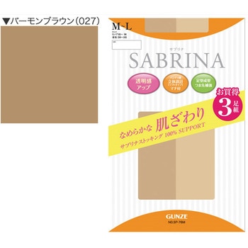 SABRINA ストッキング 3足組 グンゼ