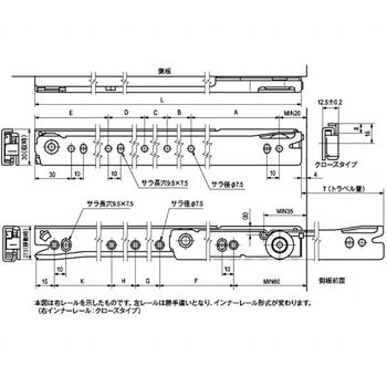 ステンレス製スライドレール 栃木屋