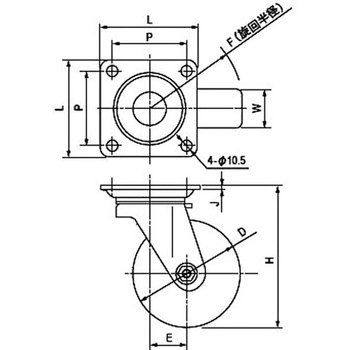 ローラーベアリング入り重量用トラック型 栃木屋