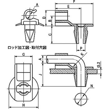 ロッドホルダー 栃木屋