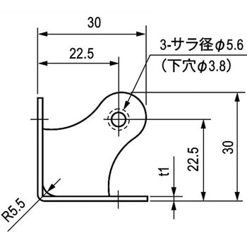 隅金具(A型) 栃木屋
