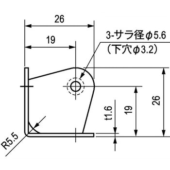 隅金具(Y型) 栃木屋