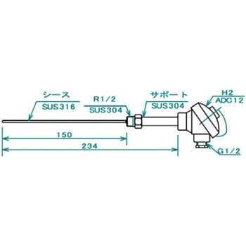 H-SR2N-C150 Pt100�� ������R�� �O�� 42650004