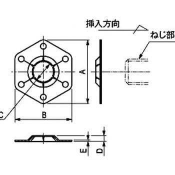 TM-320-M3 抜け止めワッシャー 1個 栃木屋 【通販モノタロウ】