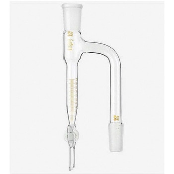 コック付共通摺合せ水分定量受器 三商