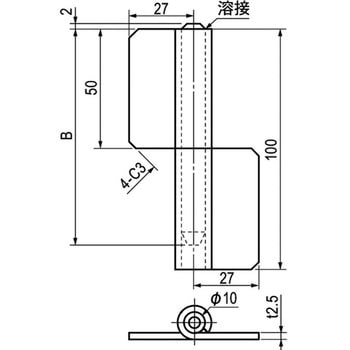 抜差旗蝶番 栃木屋