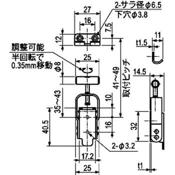 連動蓋止 栃木屋