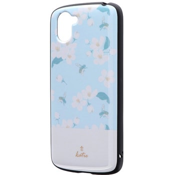 AQUOS R3 SH-04L/SHV44/SoftBank 耐衝撃ハイブリッドケース 「PALLET AIR Katie」 フラワーサックス ストラップホール付 LEPLUS