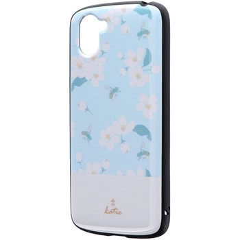 AQUOS R3 SH-04L/SHV44/SoftBank 耐衝撃ハイブリッドケース 「PALLET AIR Katie」 フラワーサックス ストラップホール付 LEPLUS