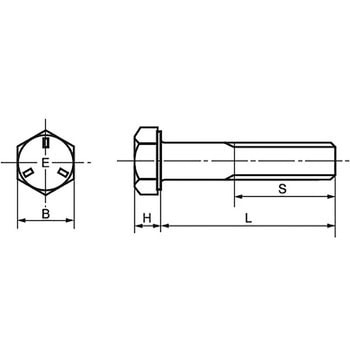 六角ボルト ユニファイ 細目G-5(鉄/クロメート)(パック品) 大阪魂